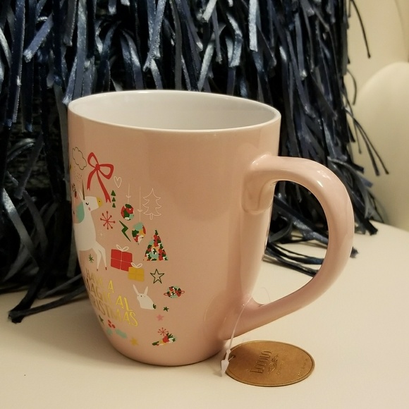 Unicorn Christmas gift mug - Picture 4 of 5